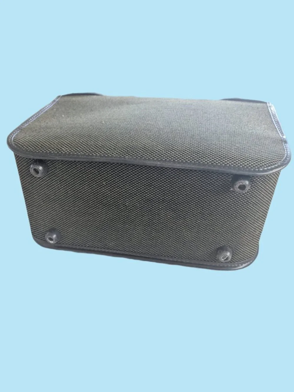 Vintage Tweed Locking Case - top loading